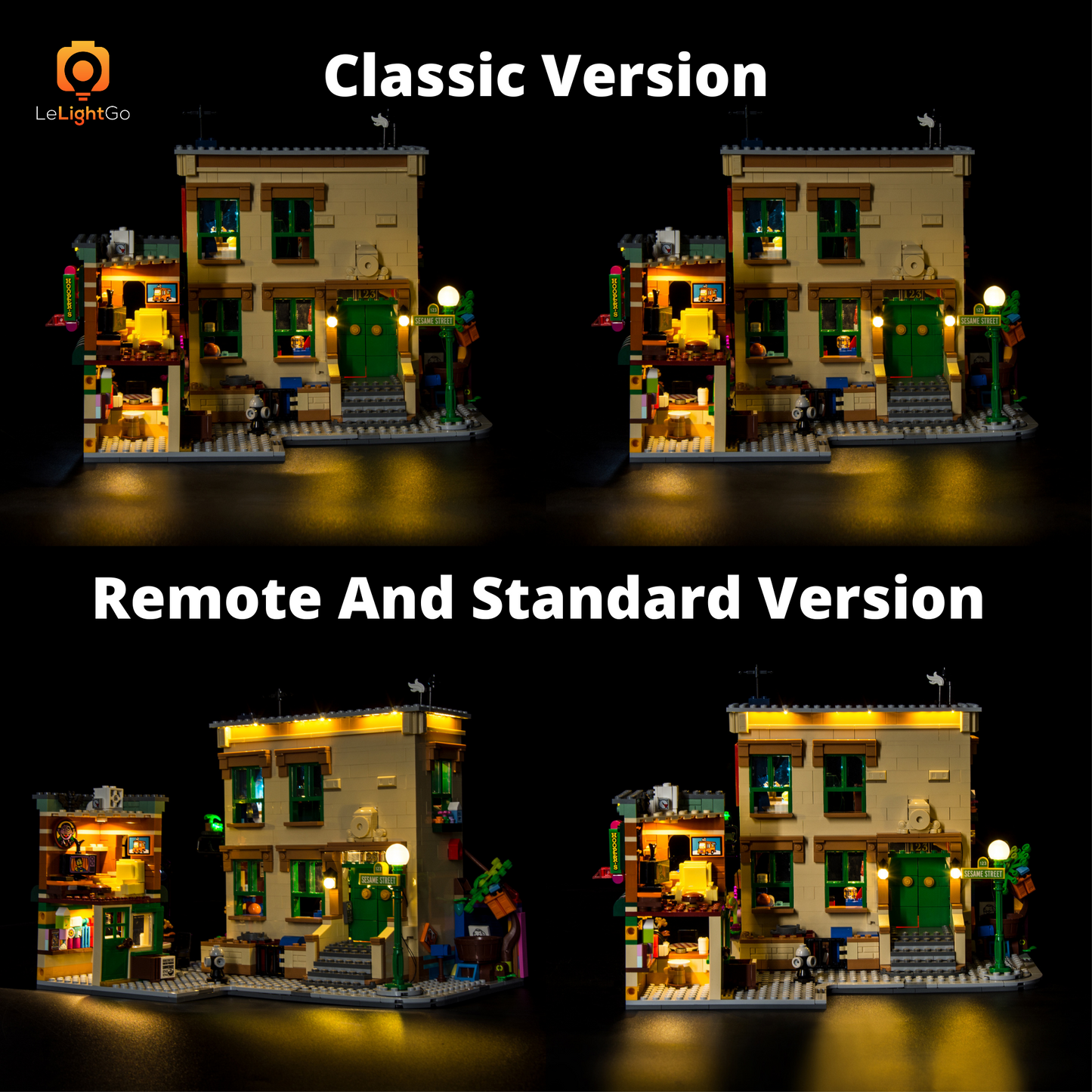 Light Kit For 123 Sesame Street 21324