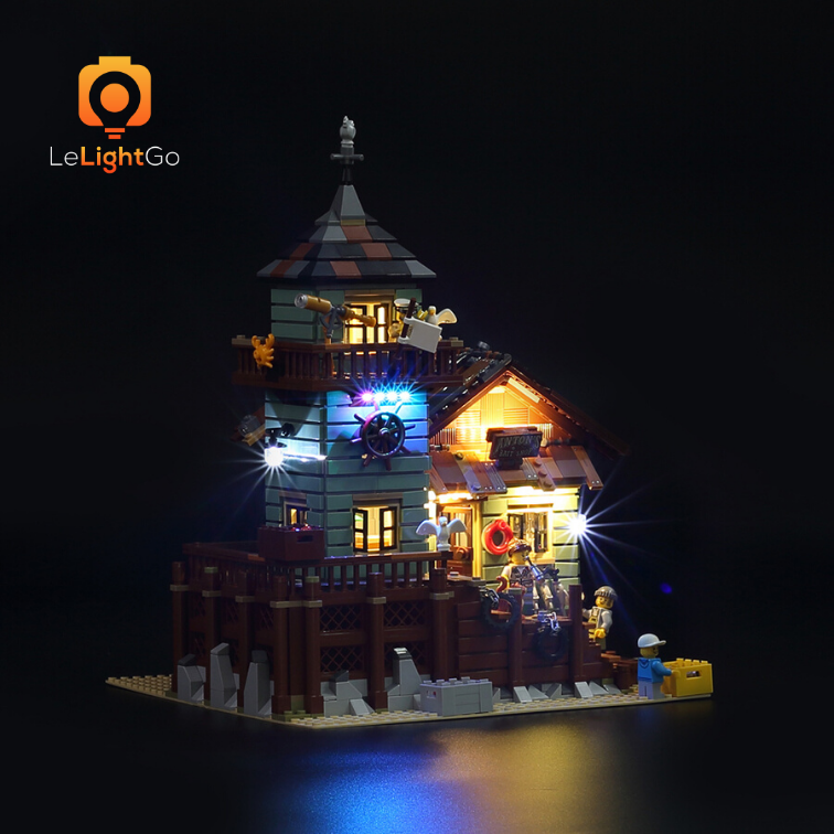 Light Kit For Old Fishing Store 21310 LeLightGo