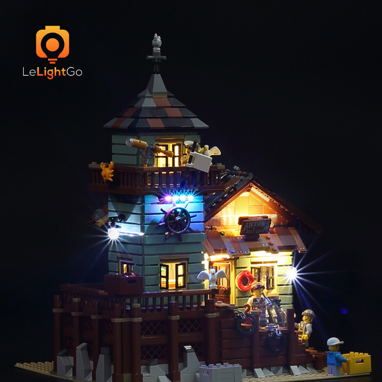 Light Kit For Old Fishing Store 21310 LeLightGo