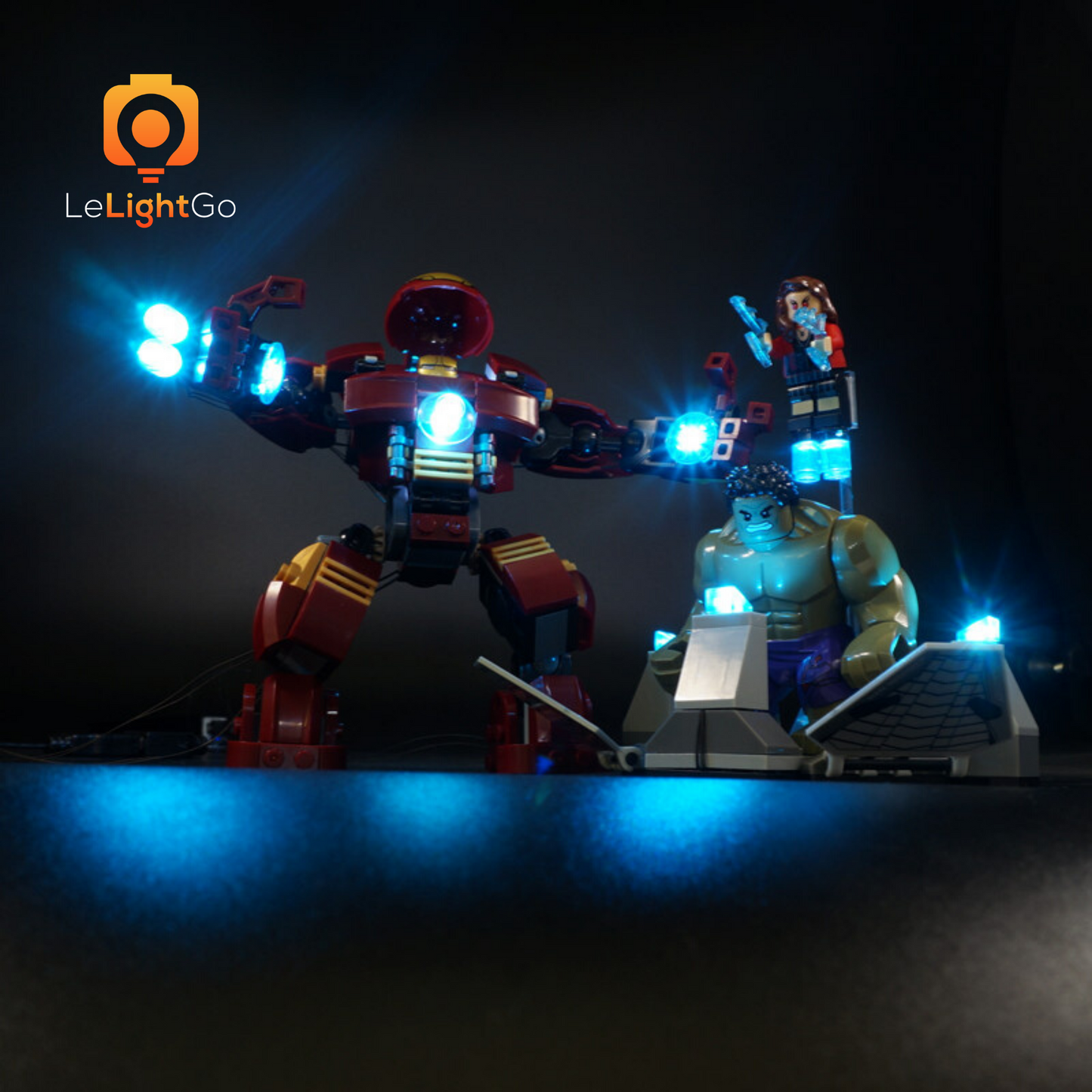 Light Kit For The Hulk Buster Smash 76031