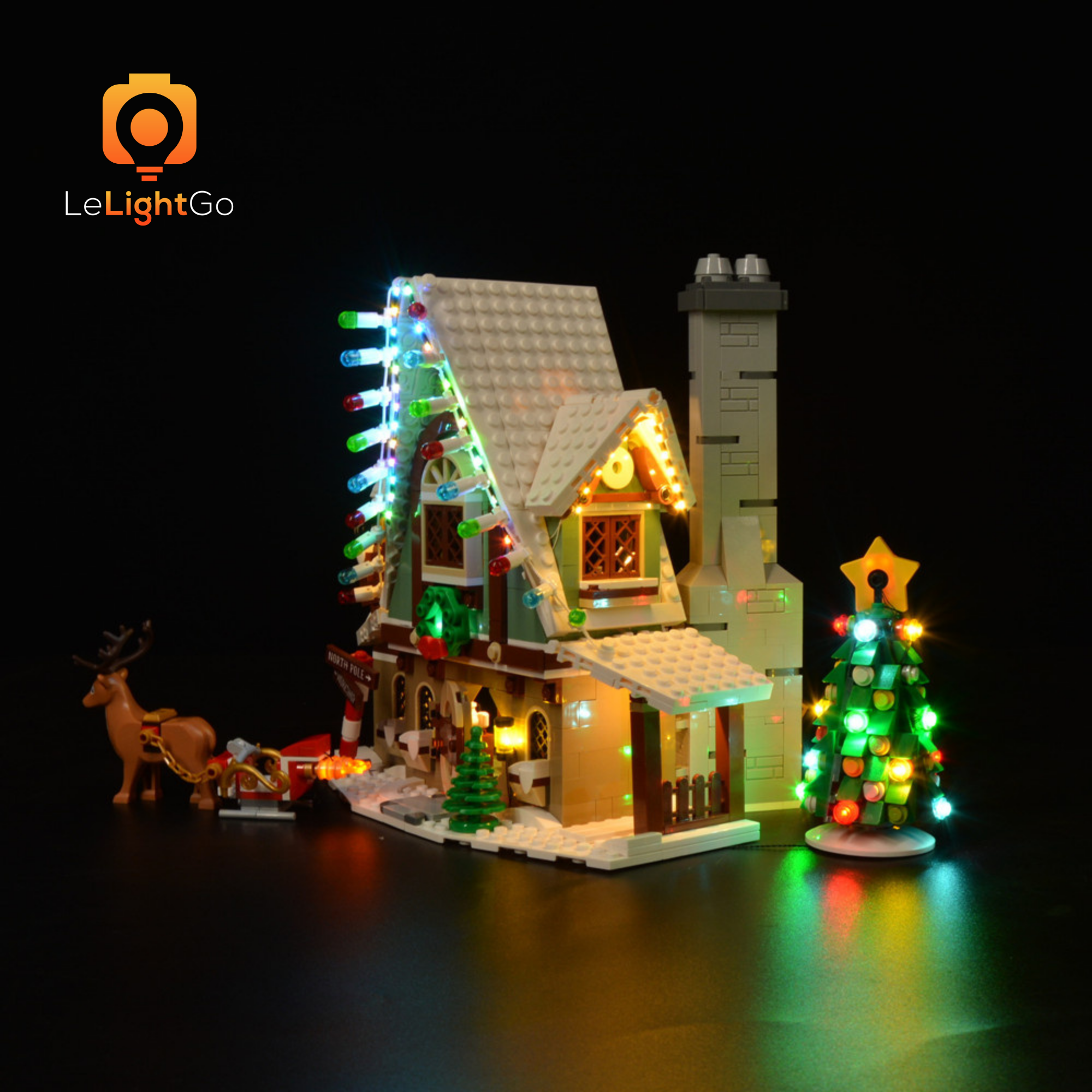 Light Kit For Elf Club House 10275 LeLightGo