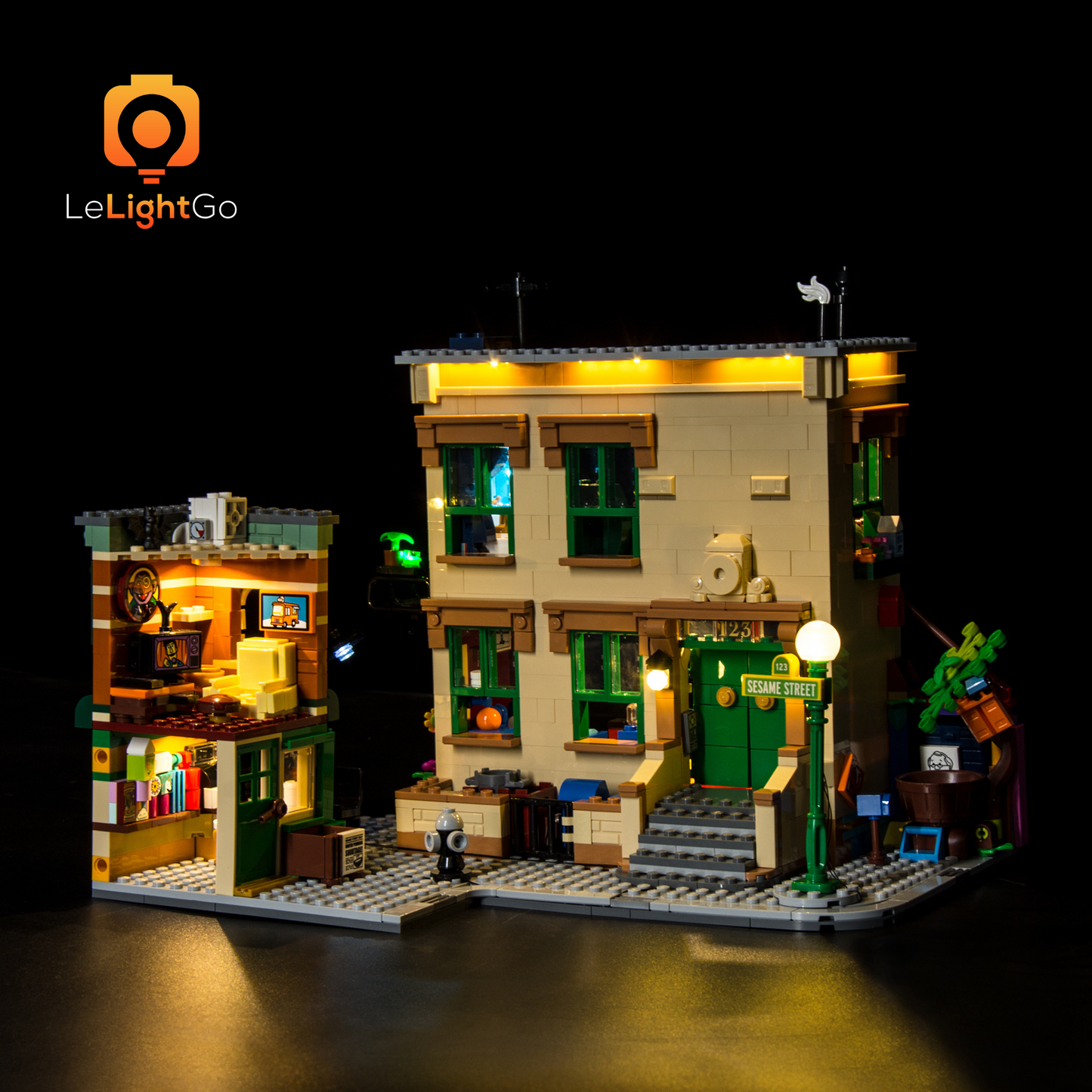 Light Kit For 123 Sesame Street 21324