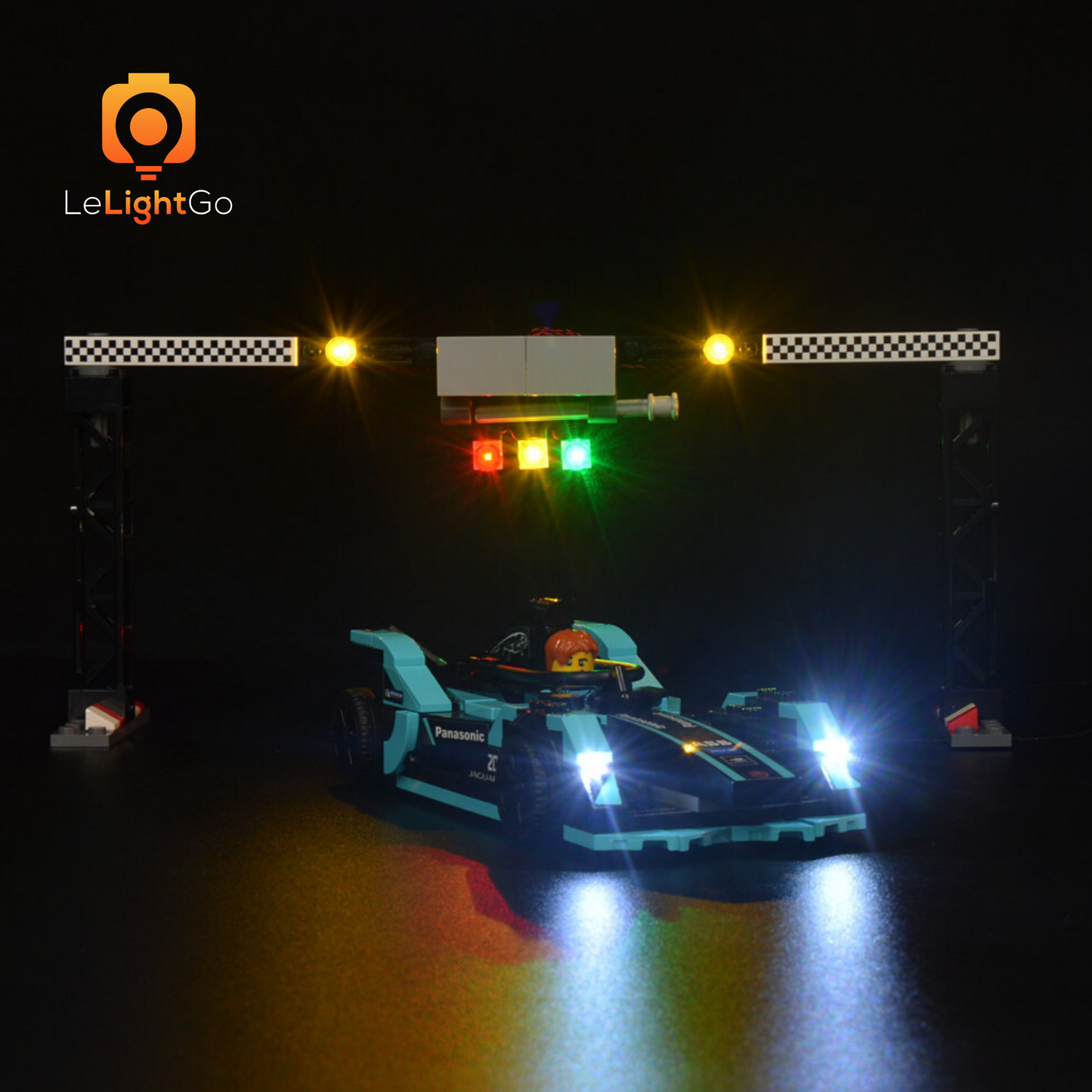 Light Kit For Formula E Panasonic Jaguar Racing GEN2 car & Jaguar I-PACE eTROPHY 76898