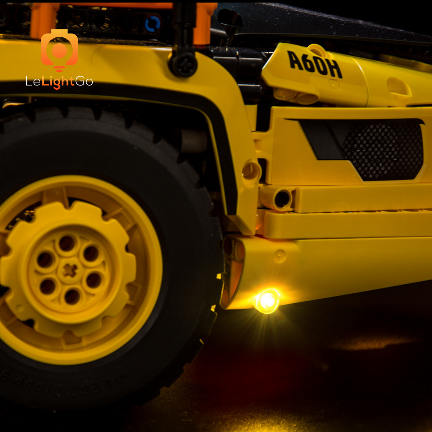 Light Kit For 6x6 Volvo Articulated Hauler 42114