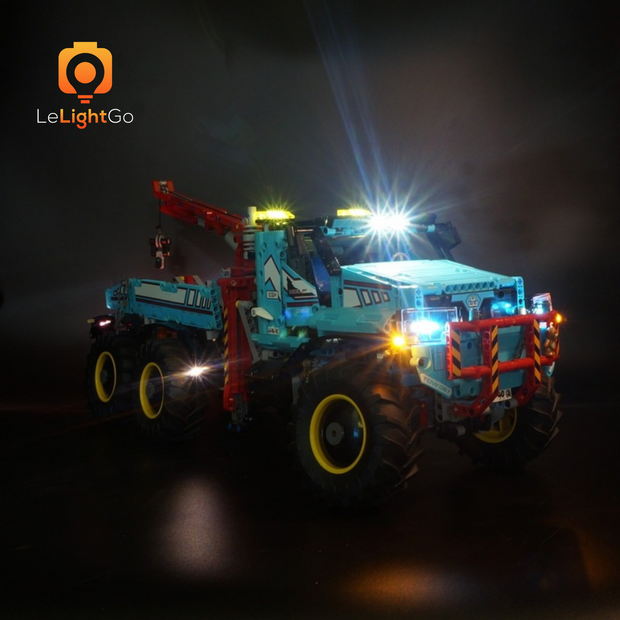 champignon glæde disk Light Kit For 6x6 All Terrain Tow Truck 42070 – LeLightGo