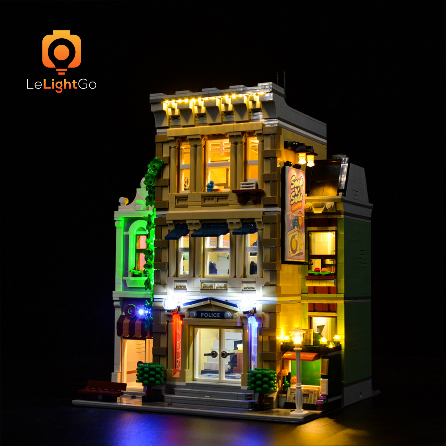 Light Kit For Police Station 10278