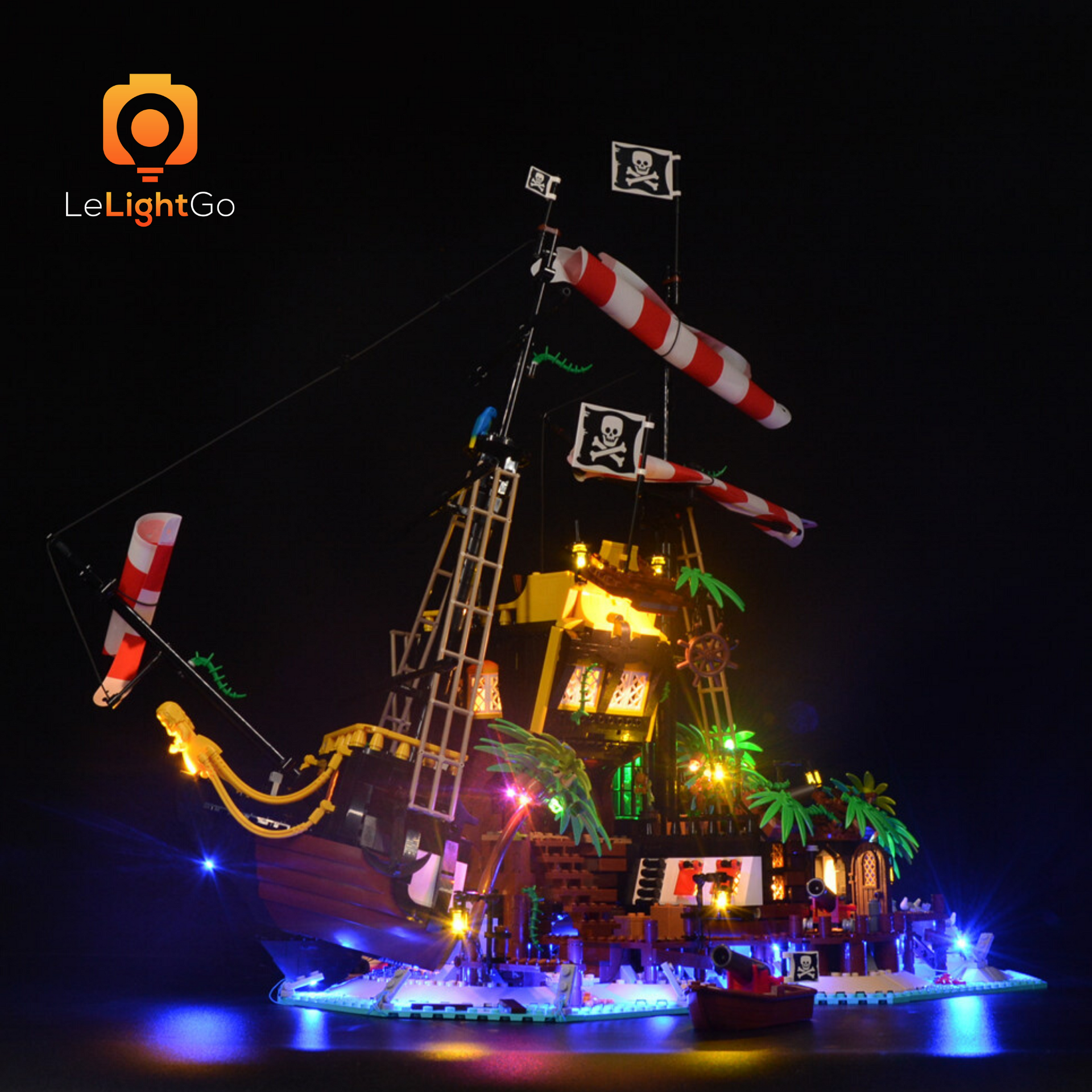 Light Kit For Pirates of Barracuda Bay 21322 – LeLightGo