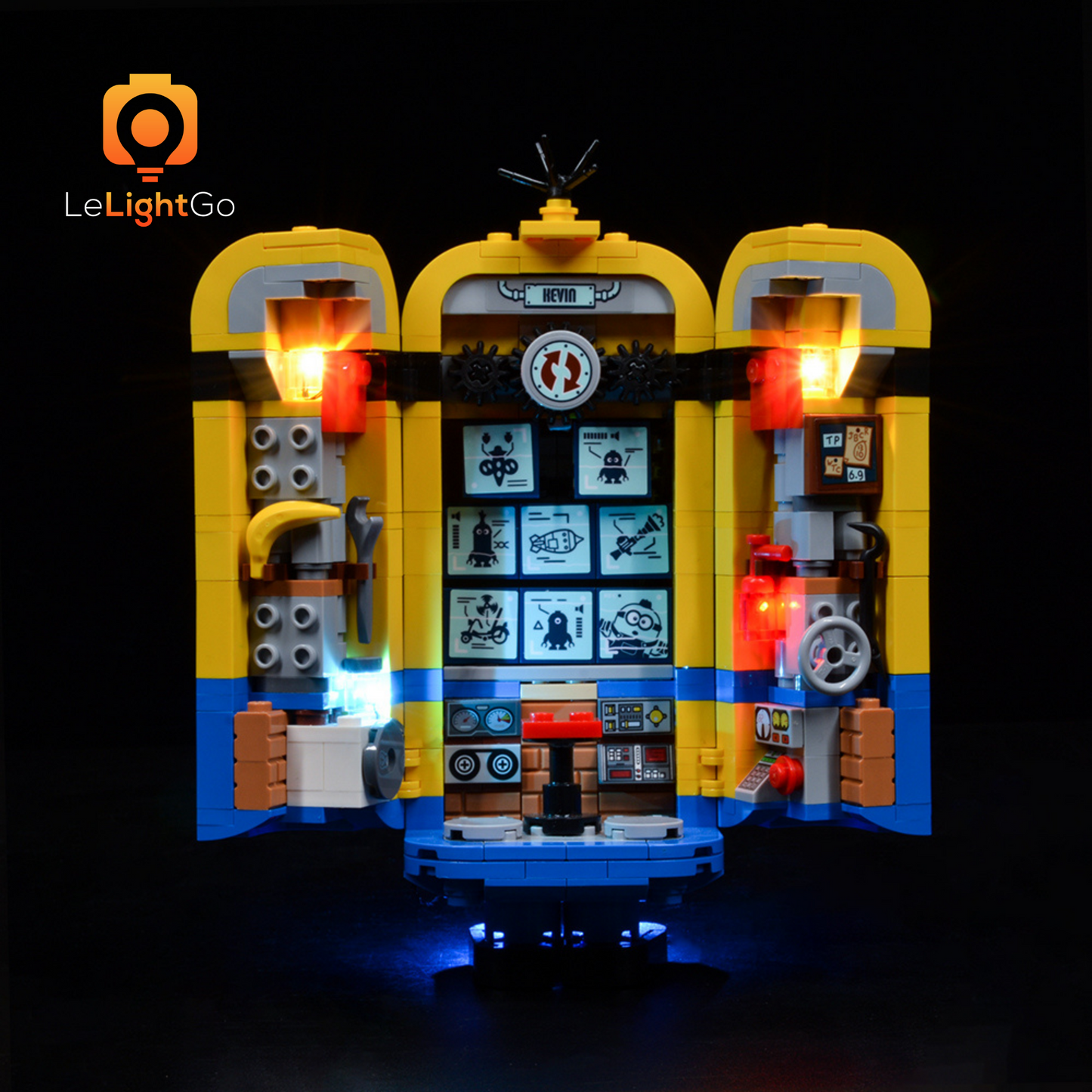 Light Kit For Brick-built Minions and their Lair 75551