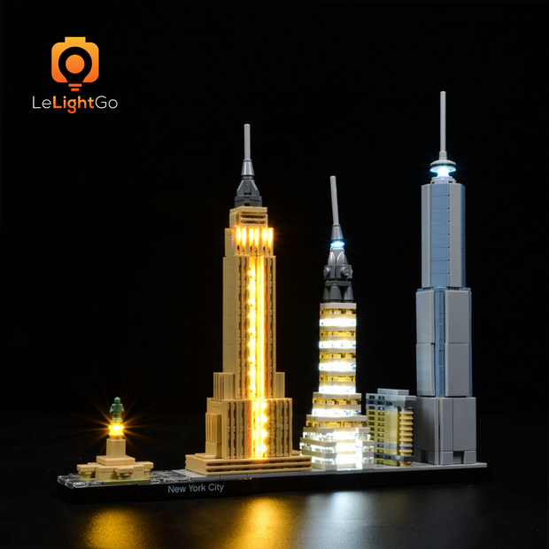 LED Lighting Kit for LEGO Architecture Skyline Collection Las 