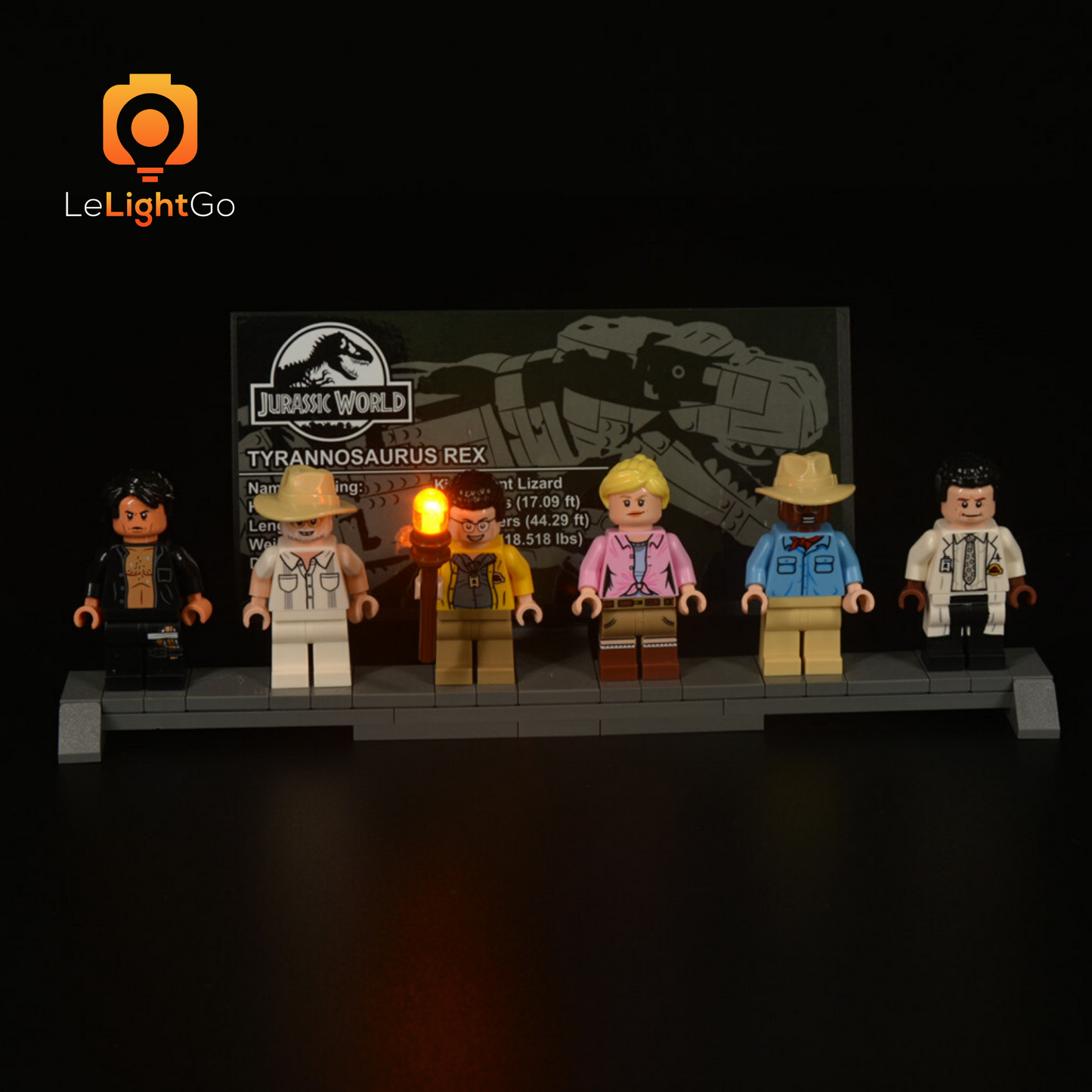 Light Kit For Jurassic Park: T. rex Rampage 75936