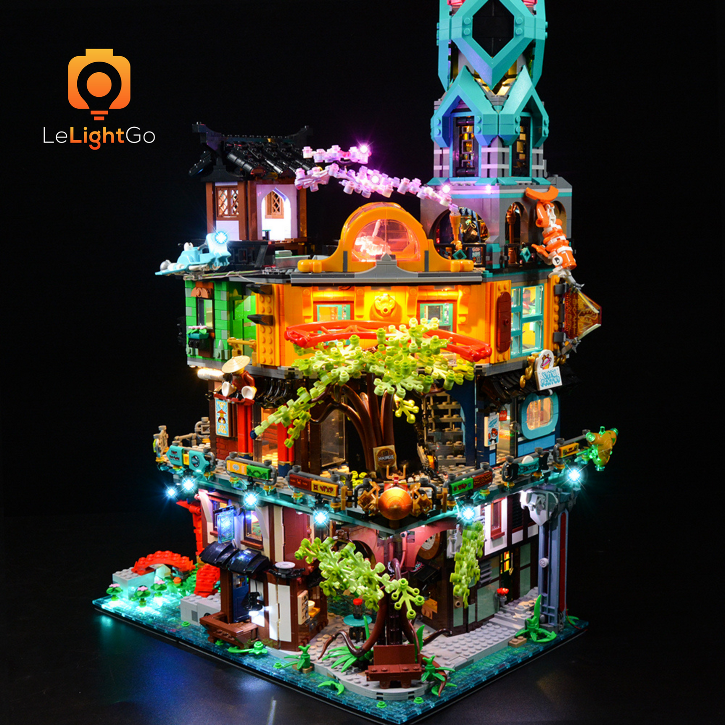 Light Kit For NINJAGO City Gardens 71741