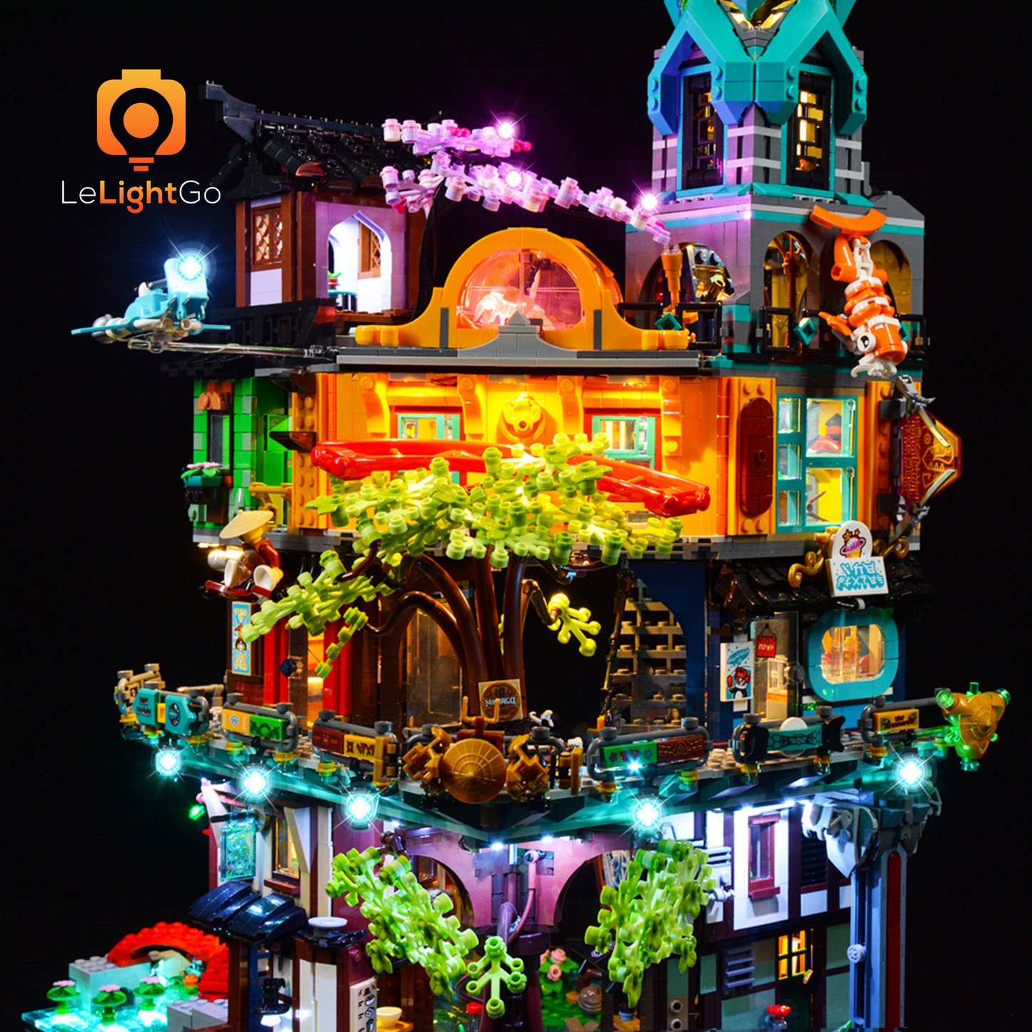 Light Kit For NINJAGO City Gardens 71741