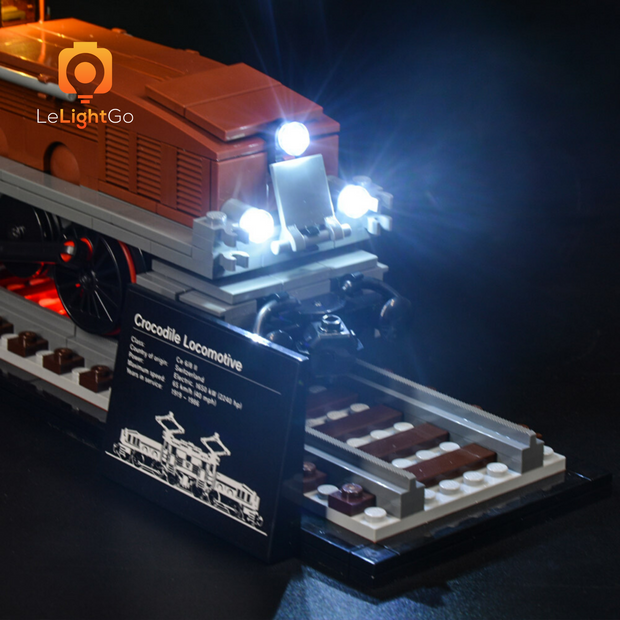 Light Kit For Crocodile Locomotive 10277 LeLightGo