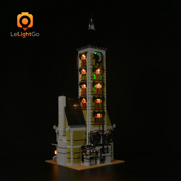 Lego haunted house discount lights