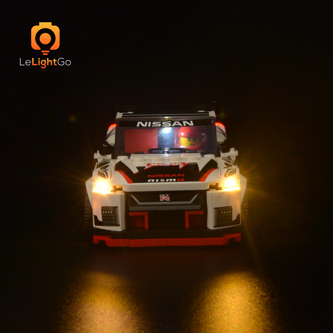 ディアゴスティーニ　NISSAN R35 GT-R nismo LEDライト付 LEGO Nissan GT-R NISMO 76896 Light Kit