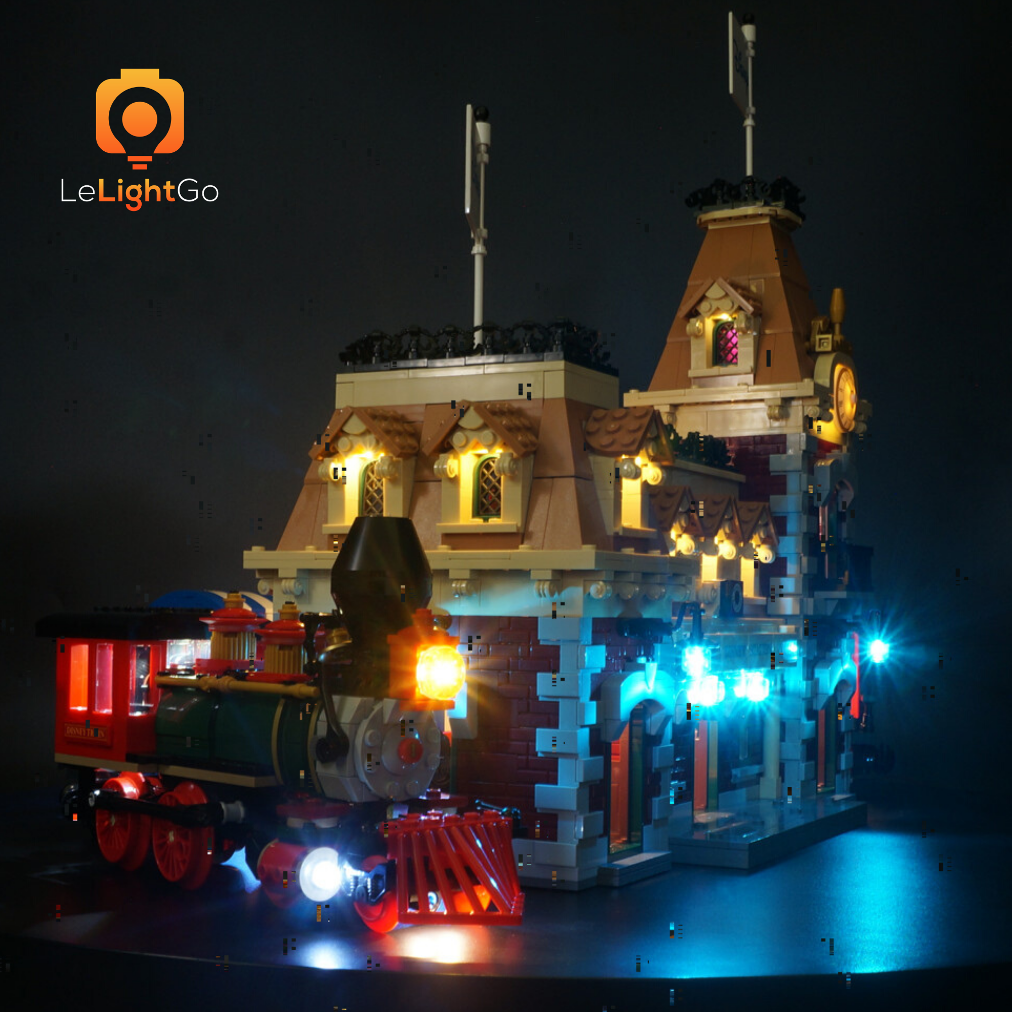 Light Kit For Disney Train and Station 71044 LeLightGo