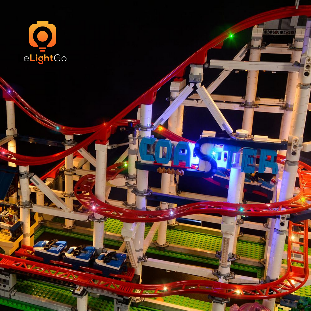 Lego roller coaster lights hotsell