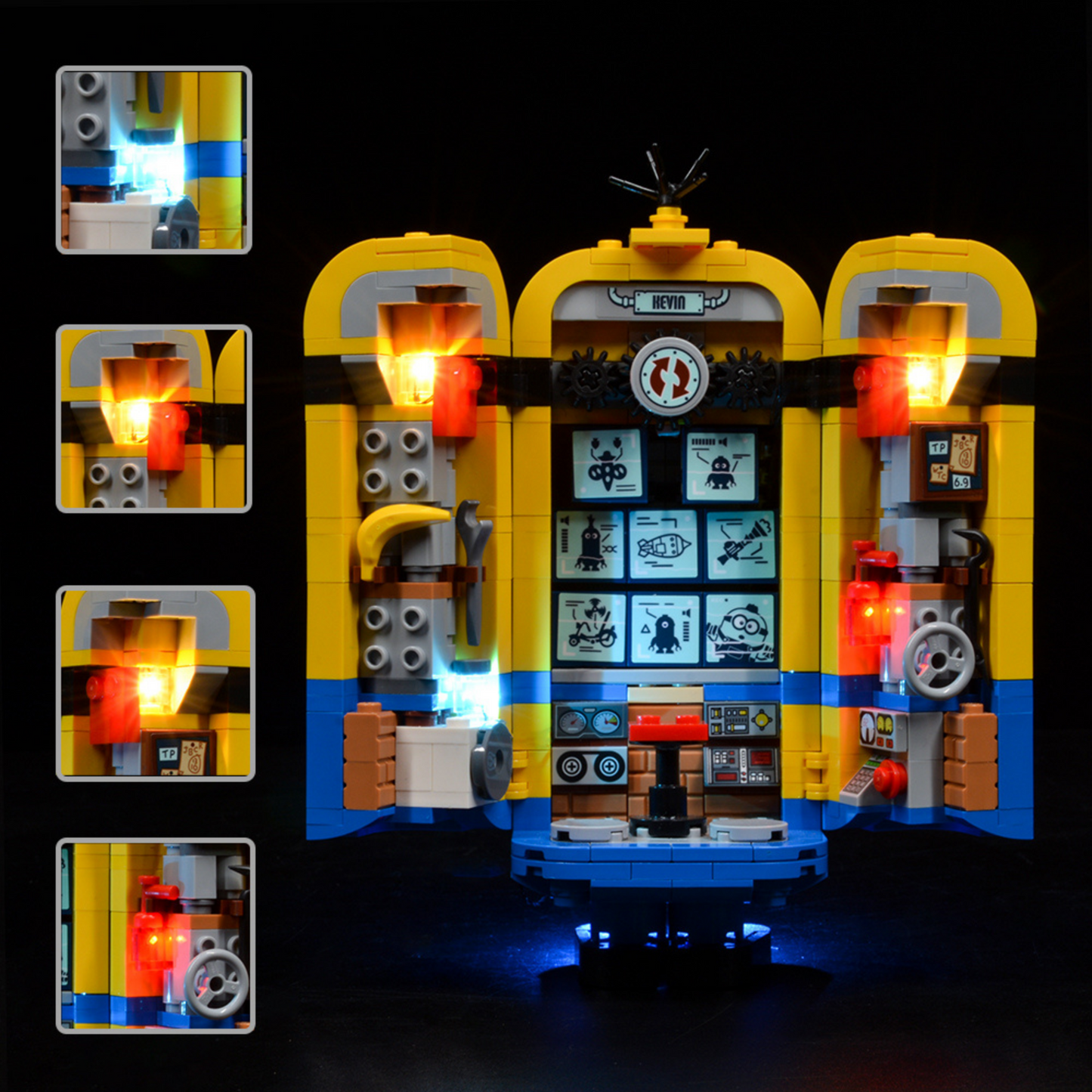 Light Kit For Brick-built Minions and their Lair 75551