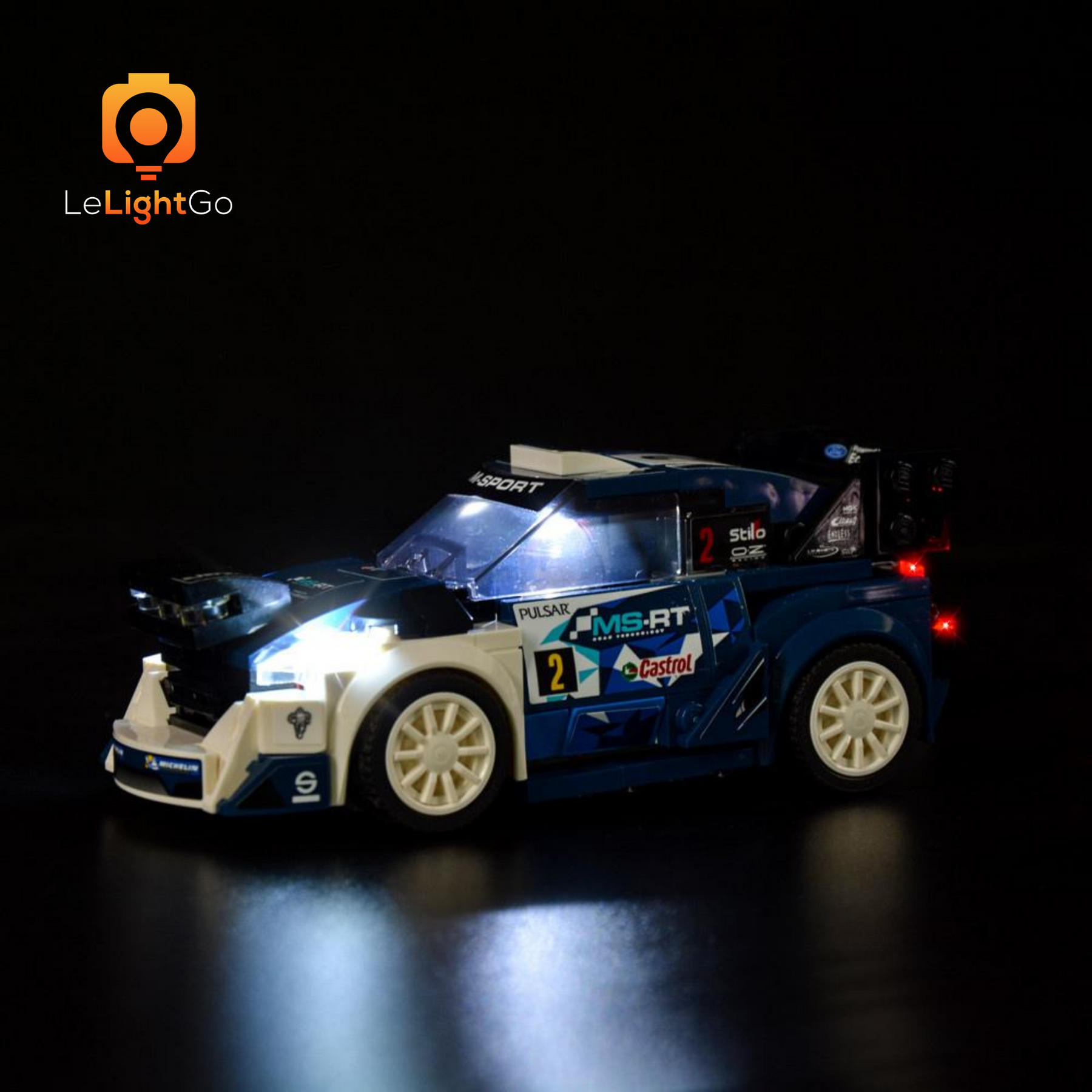 kradse sadel scramble Light Kit For Ford Fiesta M-Sport WRC 75885 – LeLightGo