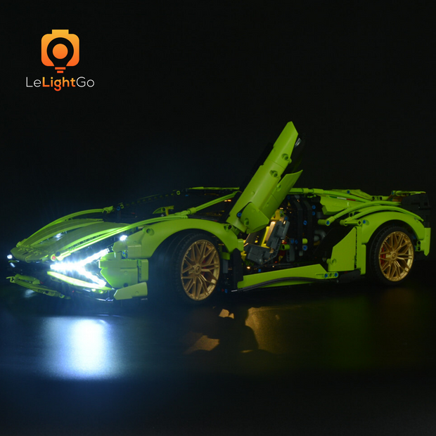 BRIKSMAX Led Lighting Kit for Technic Lamborghini Sián FKP 37 - Compatible  with Lego 42115 Building Blocks Model- Not Include The Lego Set