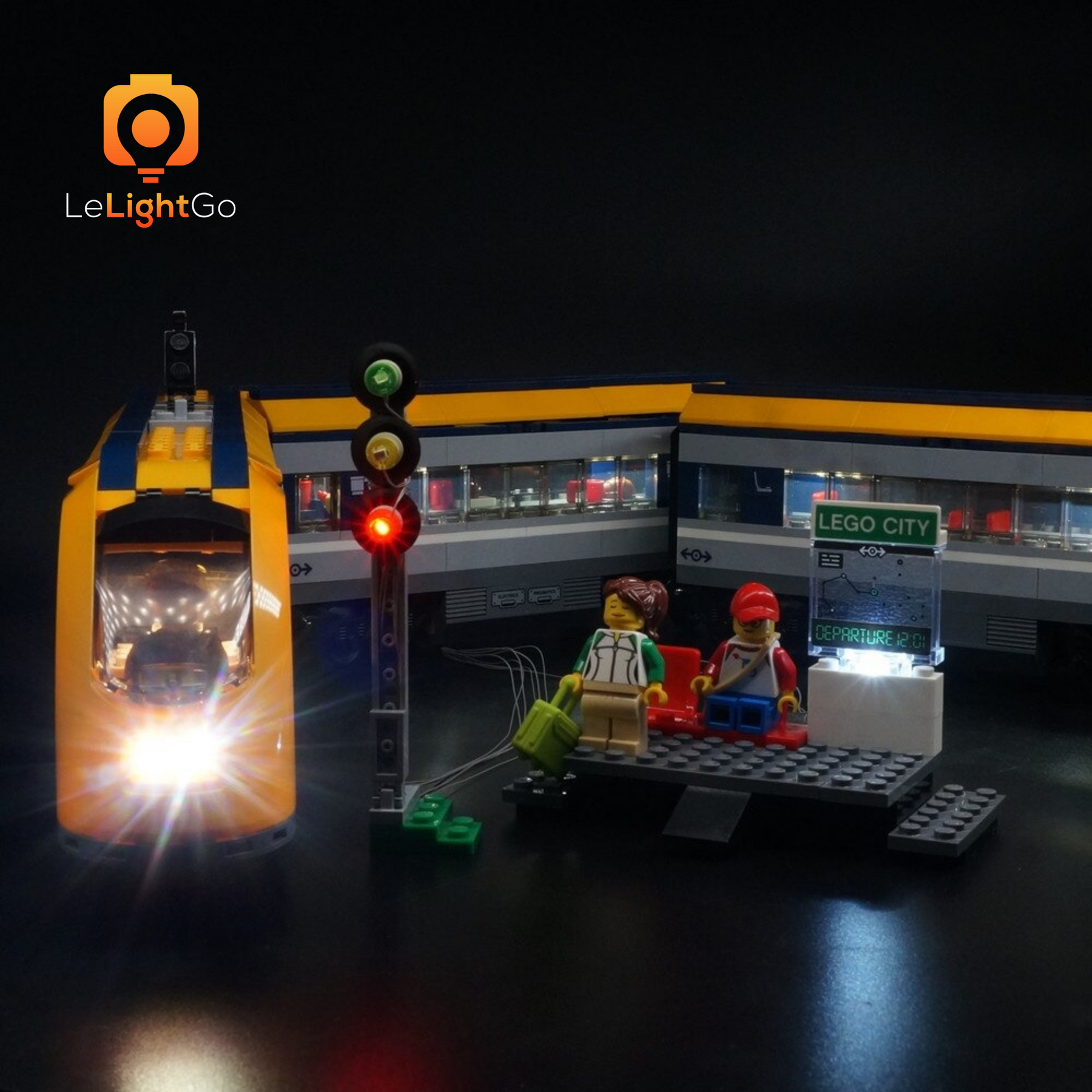 Lego train discount lights 60197