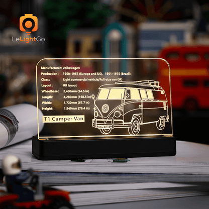 LED Nameplate for Volkswagen T1 Camper Van 10220