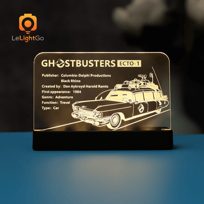 LED Nameplate for Ghostbusters ECTO-1 10274