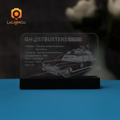 LED Nameplate for Ghostbusters ECTO-1 10274