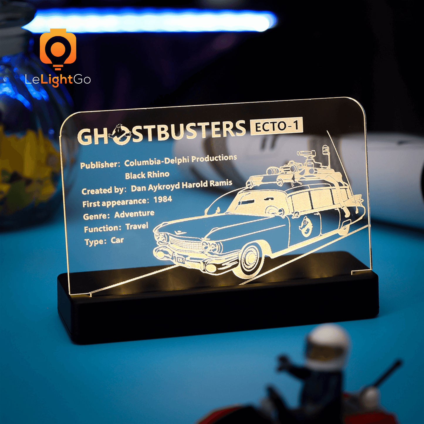 LED Nameplate for Ghostbusters ECTO-1 10274