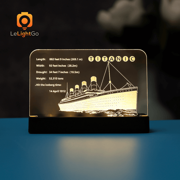 LED Nameplate for Titanic 10294