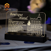 LED Nameplate for Boutique Hotel 10297