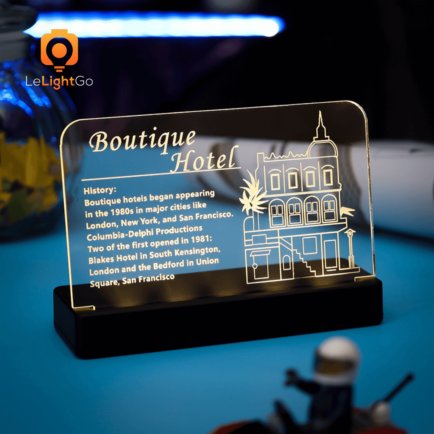 LED Nameplate for Boutique Hotel 10297