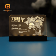 LED Nameplate for Tree House 21318