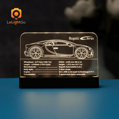 LED Nameplate for Bugatti Chiron 42083