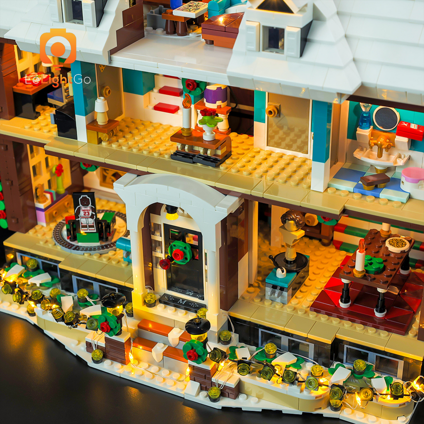 Light Kit for Home Alone 21330 (Christmas Edition)