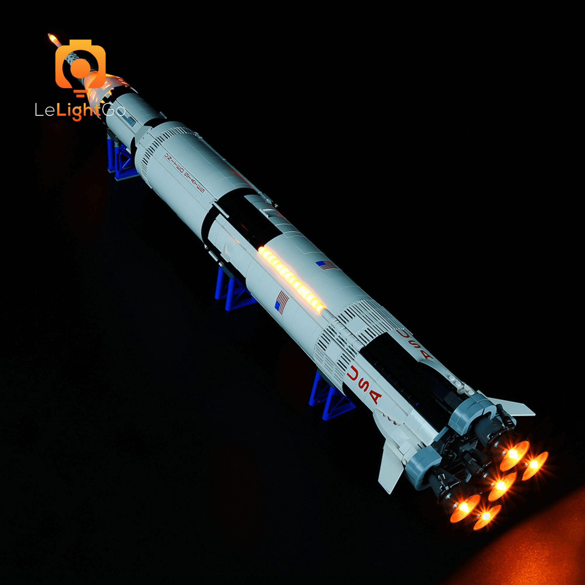 Light Kit For NASA Apollo Saturn V 21309 – LeLightGo Light Kit For NASA Apollo Saturn V 21309 – LeLightGo