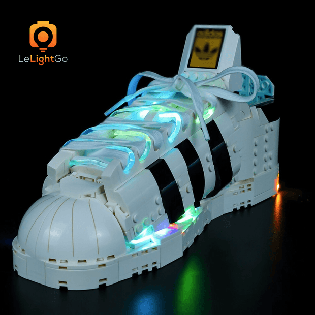 Adidas superstar led best sale