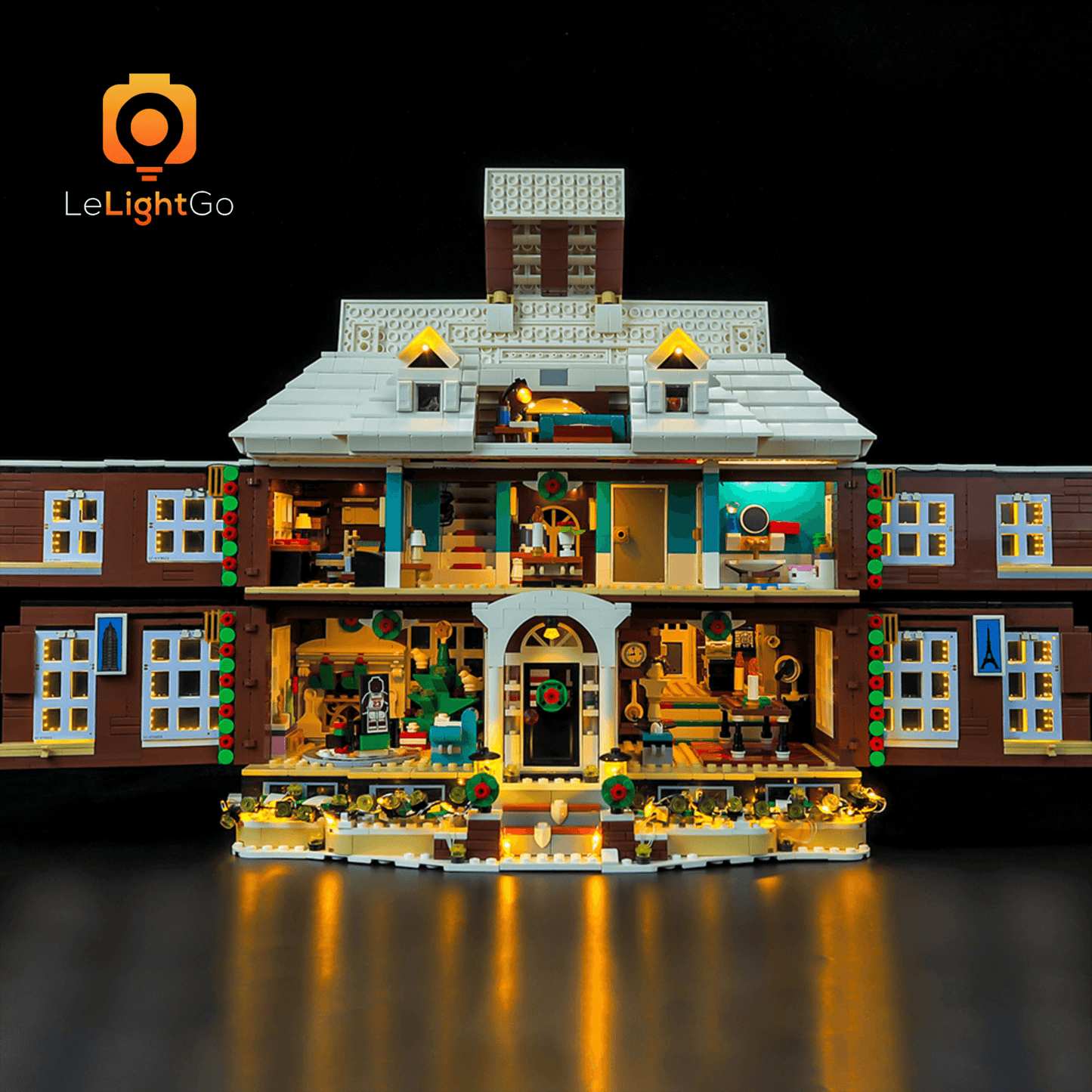 Light Kit for Home Alone 21330 (Christmas Edition)