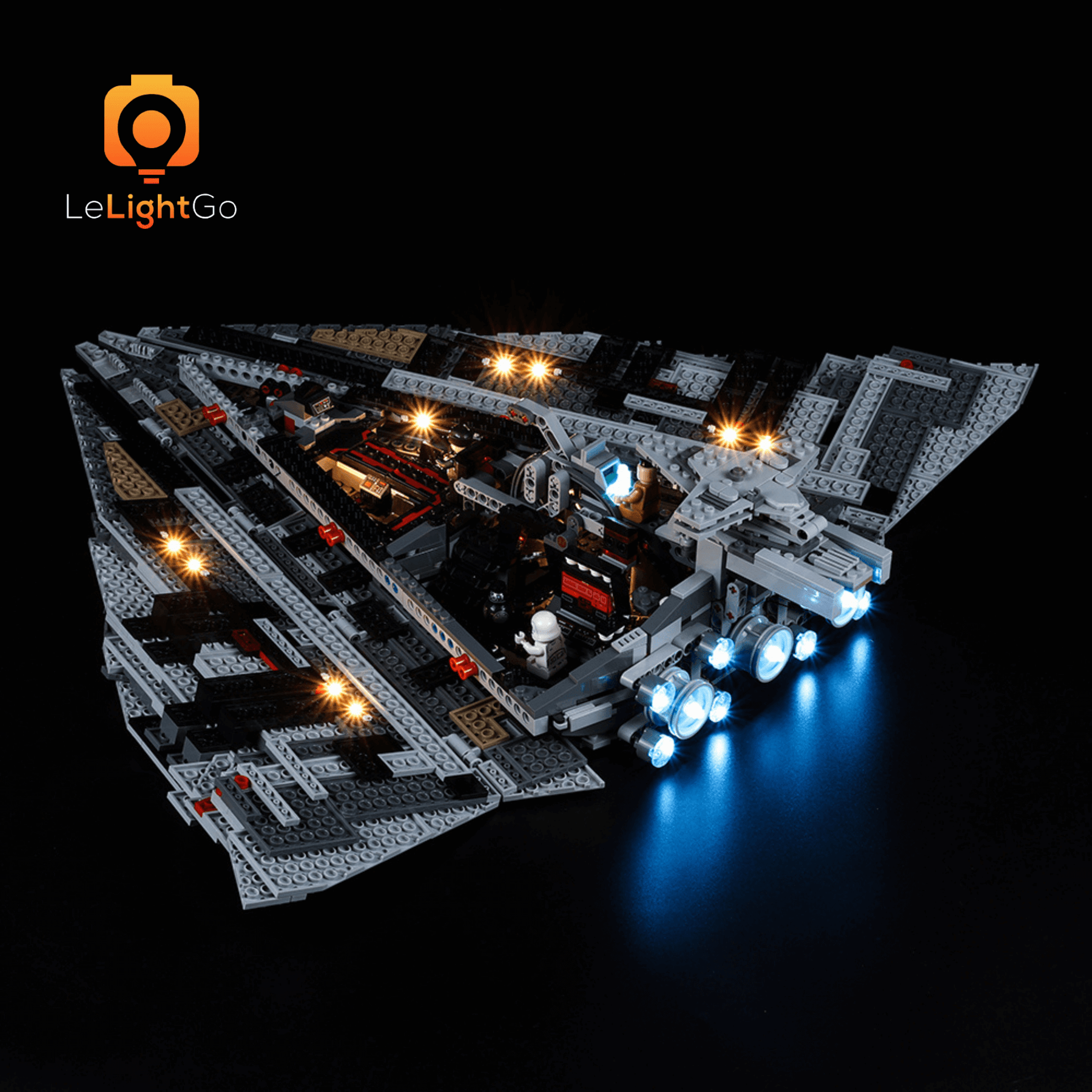 Light Kit For Star Wars First Order Star Destroyer 75190 LeLightGo
