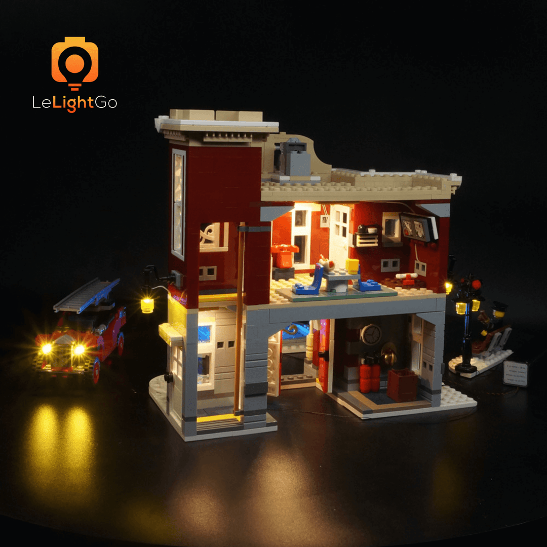 Light Kit For Winter Village Fire Station 10263 LeLightGo