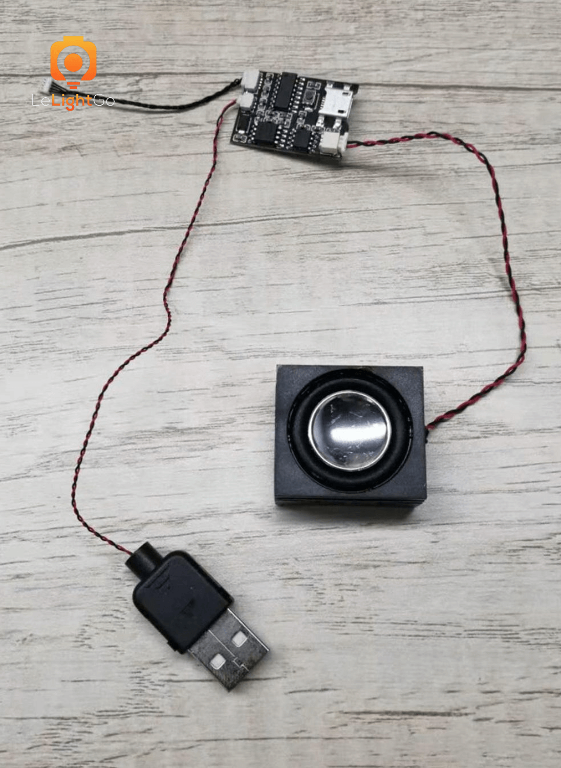 LeLightGo DIY Sound Music Module Board (Programmable, 8MB RAM)