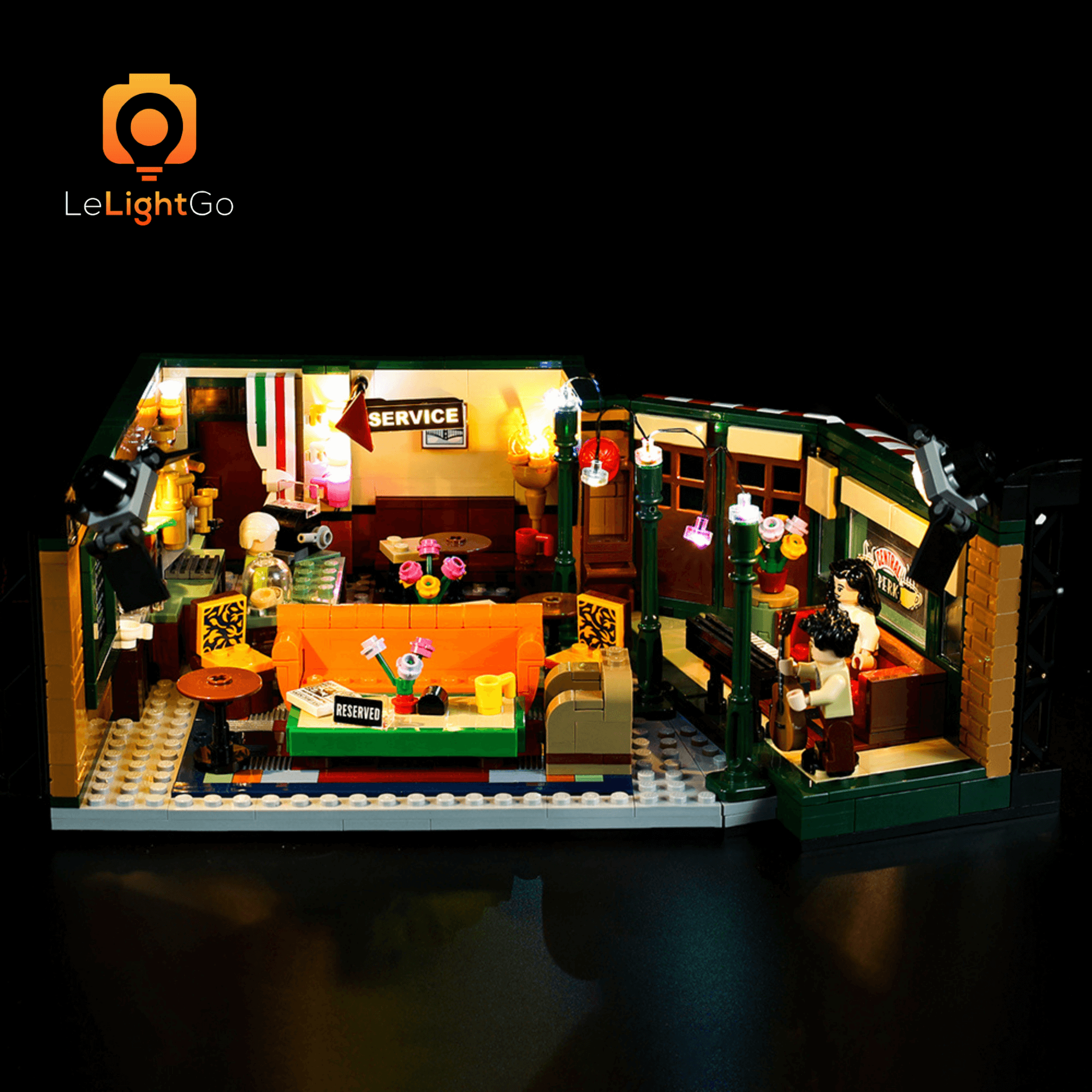 Light Kit For Central Perk 21319 LeLightGo