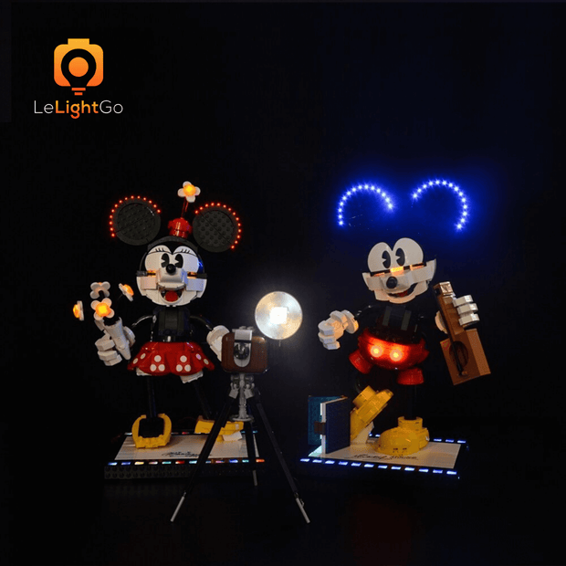 Light Kit For Mickey Mouse & Minnie Mouse Buildable Characters 43179