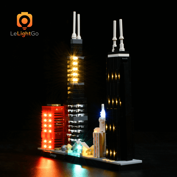 frakobling Betydning Diktere Light Kit For Chicago 21033 – LeLightGo